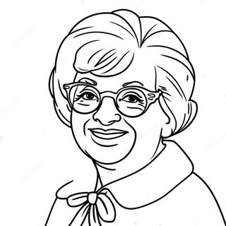 Sophia Petrillo Funny Coloring Page 27664-22333