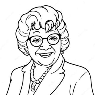 Sophia Petrillo Funny Coloring Page 27664-22335