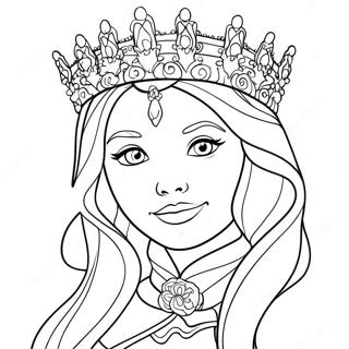 Snow Princess Coloring Pages