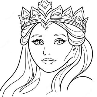 Snow Princess Coloring Page 27673-22330