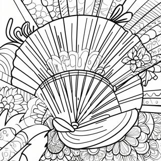 Fan Coloring Page 27683-22344