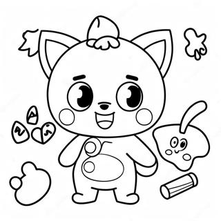 Pinkfong Coloring Page 2771-2315