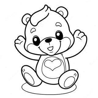 1980's Care Bears Coloring Pages