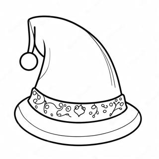 Christmas Hat Coloring Page 27753-22395