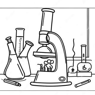 Science Lab Coloring Pages