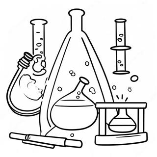 Science Lab Coloring Page 27773-22418