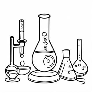 Science Lab Coloring Page 27773-22419