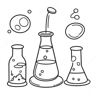 Colorful Science Experiments Coloring Page 27774-22415