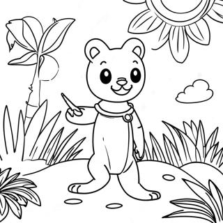 Garten Of Ban Ban 4 Coloring Pages