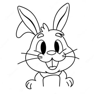 Funny Bugs Bunny In A Hat Coloring Page 27814-22452