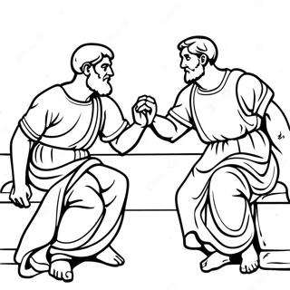 Sistine Chapel Coloring Page 27823-22455