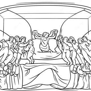 Sistine Chapel Coloring Page 27823-22456