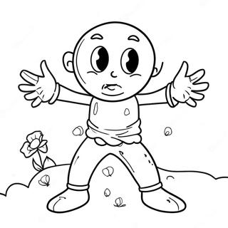 Unspeakable Character In Action Coloring Page 2782-2326