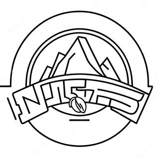 Denver Nuggets Logo Coloring Page 27843-22466