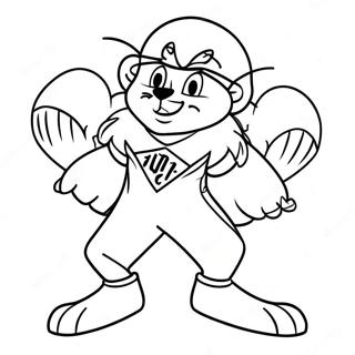 Denver Nuggets Mascot Coloring Page 27844-22480