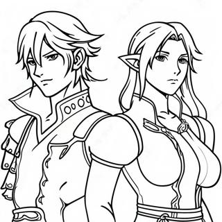 Final Fantasy Coloring Pages