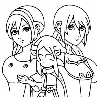 Final Fantasy Characters Coloring Page 27863-22487