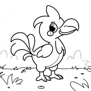 Chocobo Adventure Coloring Page 27864-22489