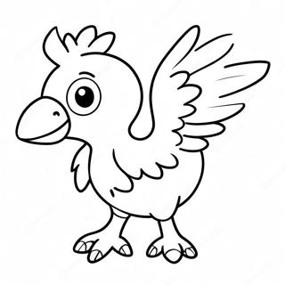 Chocobo Adventure Coloring Page 27864-22492