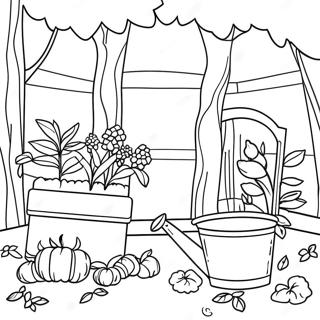 Herb Garden Coloring Page 27873-22495