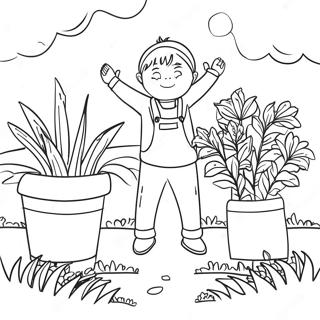 Herb Garden Coloring Page 27873-22496