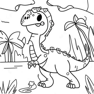 Jurassic Park Dinosaurs Coloring Page 27884-22514