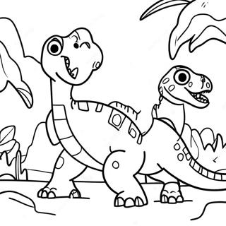 Jurassic Park Dinosaurs Coloring Page 27884-22515