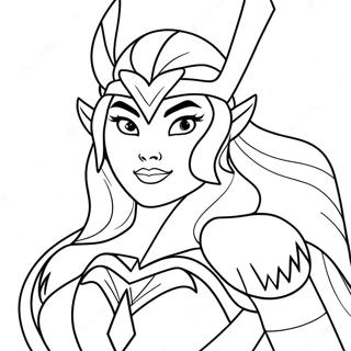 She Ra Coloring Page 27913-22528