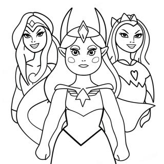 She Ra And The Princesses Of Power Coloring Page 27914-22529