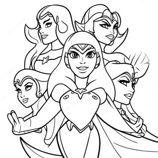 She Ra And The Princesses Of Power Coloring Page 27914-22532