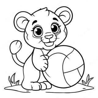 Lion Cub Coloring Pages