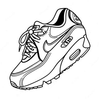 Air Max In Action Coloring Page 27944-22553