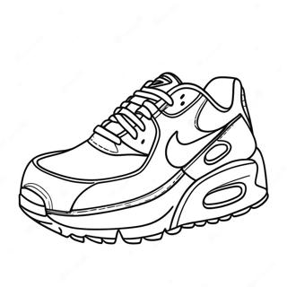 Air Max In Action Coloring Page 27944-22554