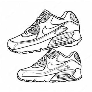 Air Max In Action Coloring Page 27944-22555