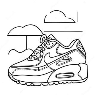 Air Max In Action Coloring Page 27944-22556