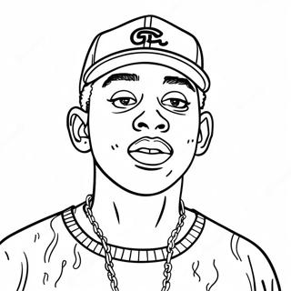 Tyler The Creator Coloring Pages