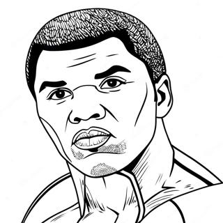 Muhammad Ali Coloring Pages