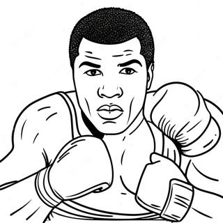 Muhammad Ali Coloring Page 28003-22595