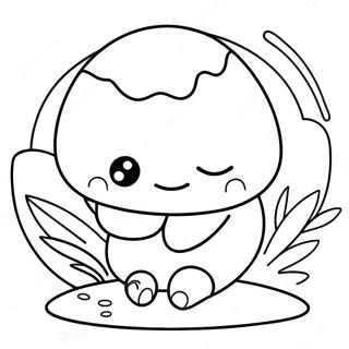 Mochi Coloring Page 28013-22604