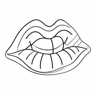 Lip Coloring Pages