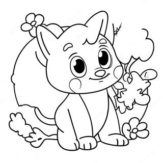 Popular Cartoon Characters Coloring Page 28064-22645