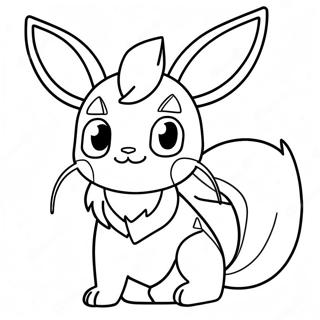 Glaceon Coloring Page 28093-22666