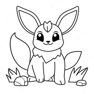 Glaceon Coloring Page 28093-22668