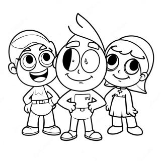 Fairly Oddparents Coloring Page 28113-22682