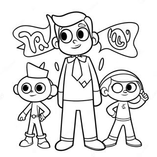 Fairly Oddparents Coloring Page 28113-22683