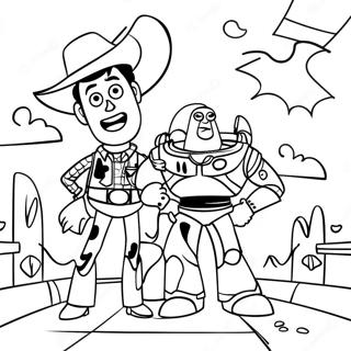 Toy Story Halloween Coloring Page 28123-22690