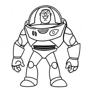 Buzz Lightyear In Spooky Costume Coloring Page 28124-22696