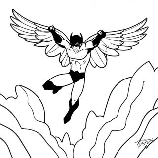 Nightwing Wings Of Fire Coloring Page 28133-22700