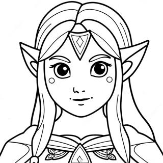 Zelda Tears Of The Kingdom Coloring Page 28143-22703