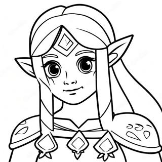 Zelda Tears Of The Kingdom Coloring Page 28143-22704